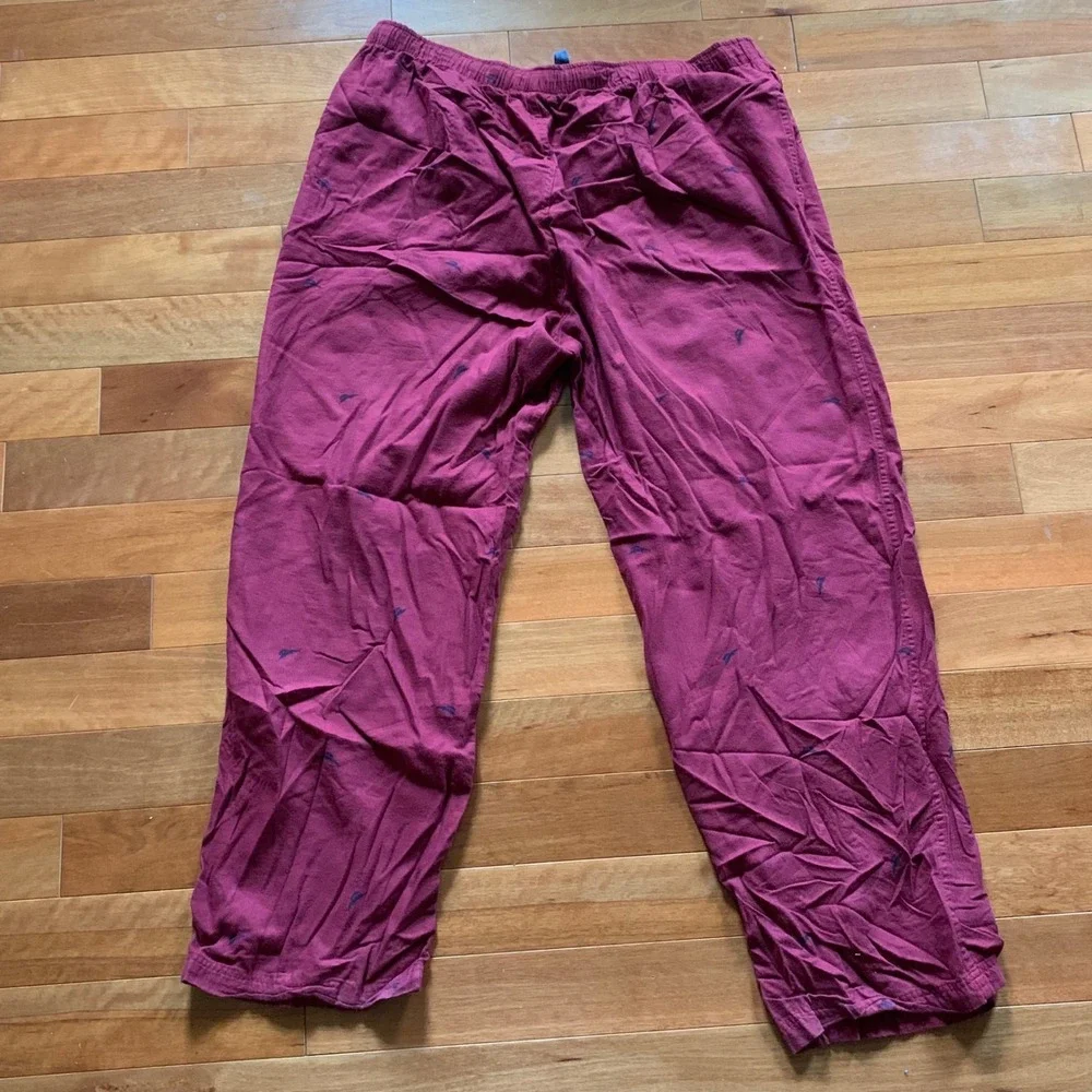 Tommy Bahama XL Pajama‎ Pants Marlin Print Cotton Lounge Drawstring Pockets